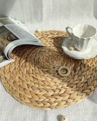 Handmade Water Hyacinth Place Mat Handmade Water Hyacinth Place Mat