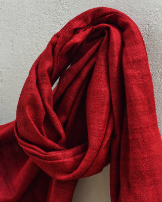 SAPAN WOOD NATUTAL DYE ERI SILK STOLE SAPAN WOOD NATUTAL DYE ERI SILK STOLE