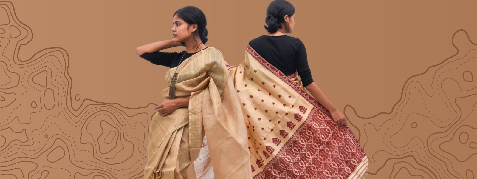 Purbashree | Muga and Tussar Silk Sarees