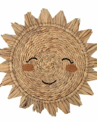 Water Hyacinth Sun Wall Hanging